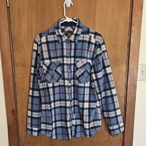 Blue Flannel Button Down
